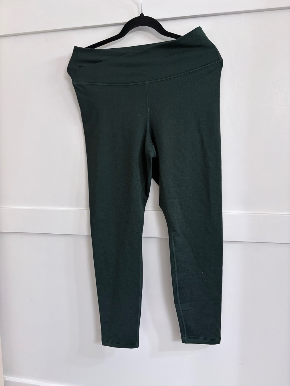 Old Navy Forest Green Fold-Over Waist Leggings